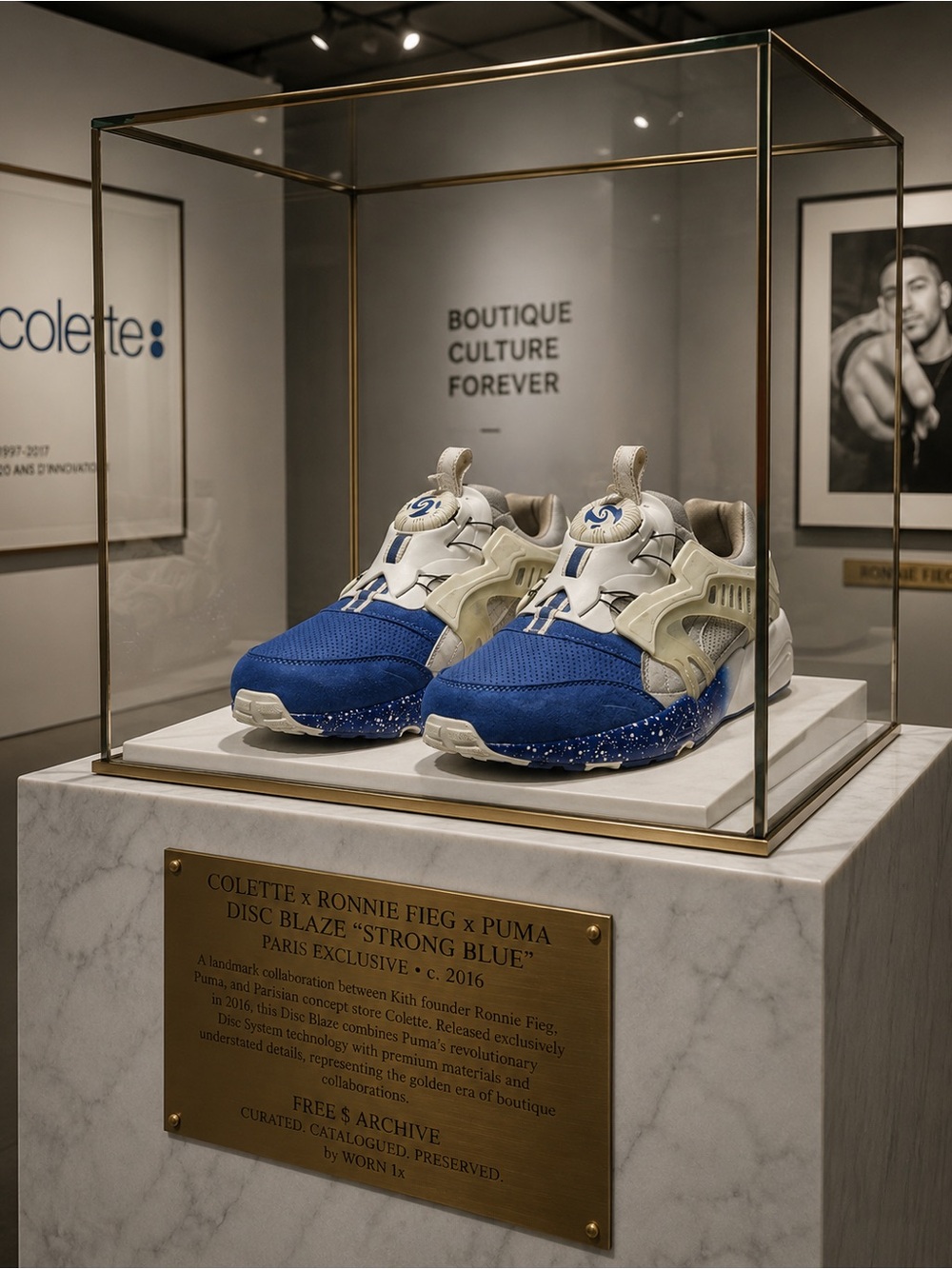 Colette x Ronnie Fieg x Puma Disc Blaze “Strong Blue” | Archive • c. 2016